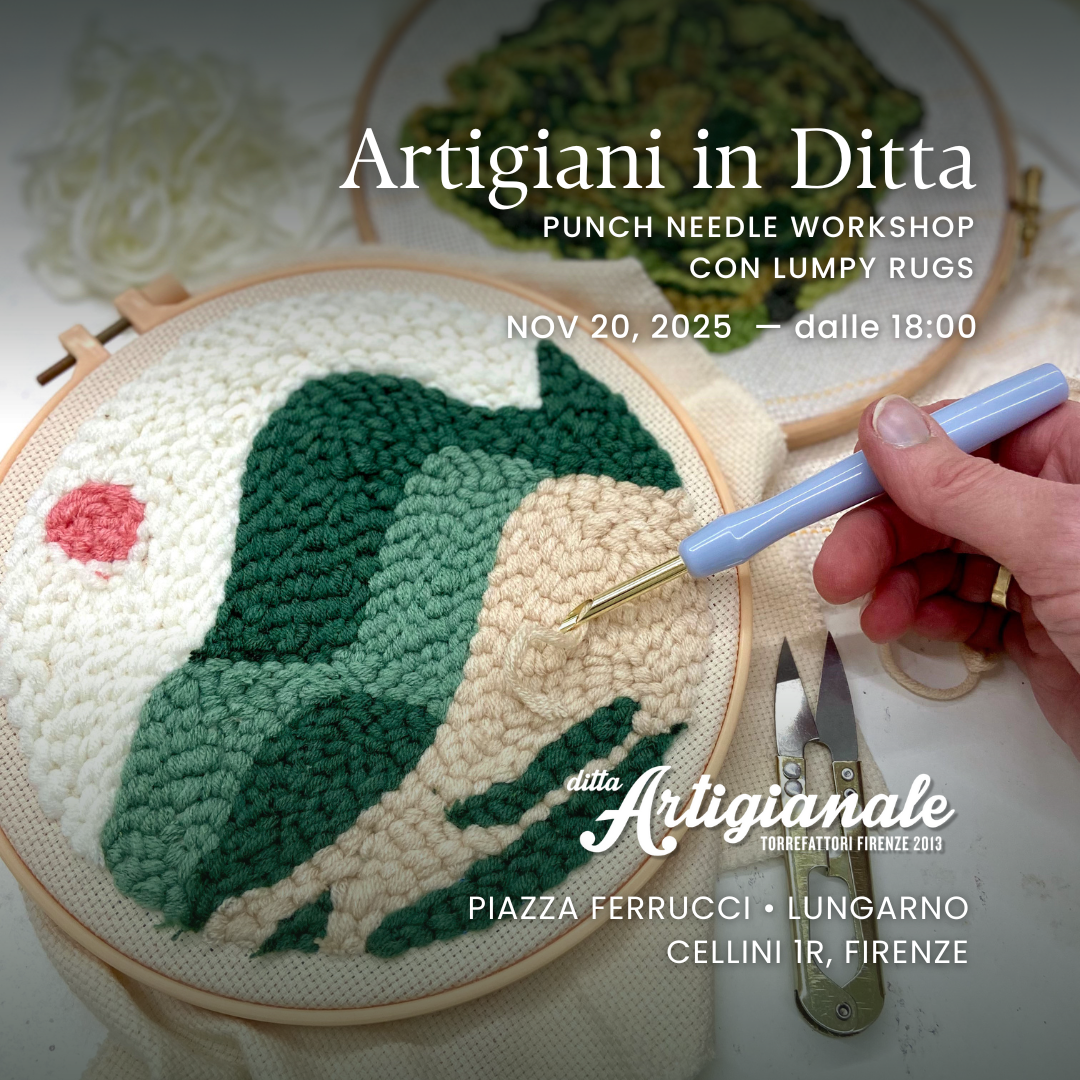 Artigiani in Ditta - Punch Needle Workshop con Anna Rose