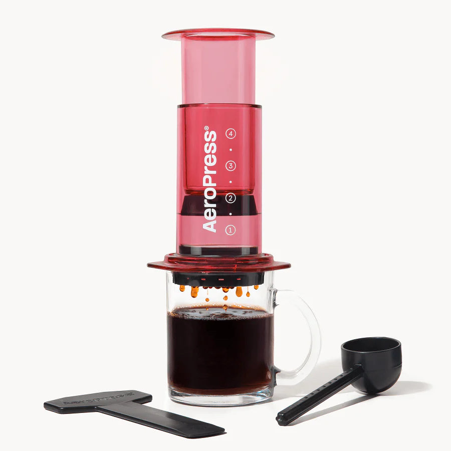 AeroPress - Clear Red Coffee Maker