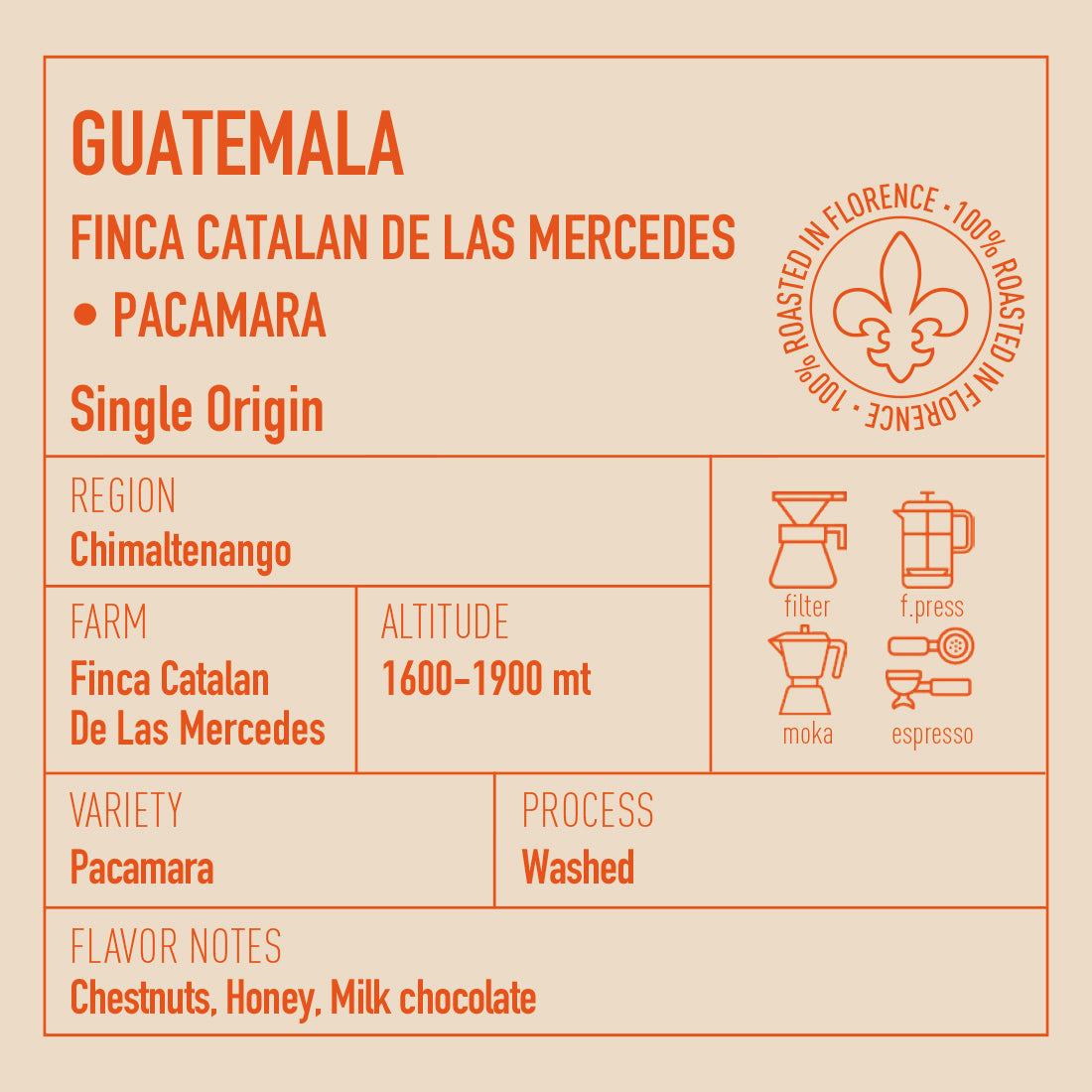 Guatemala Finca Catalan De Las Mercedes Pacamara Lavato
